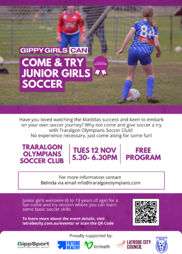 COME & TRY JUNIOR GIRLS SOCCER V2