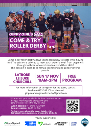 COME & TRY roller derby