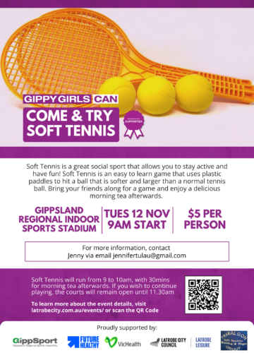 COME & TRY soft tennis