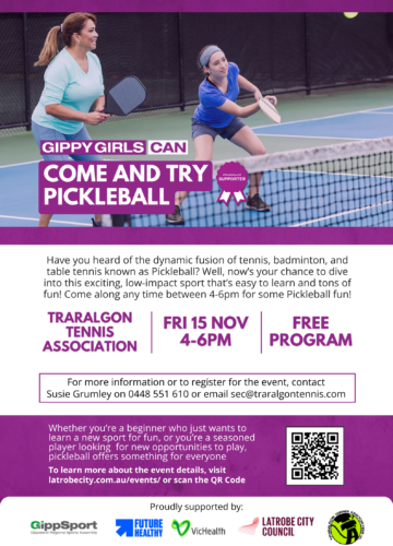 come and try pickleball